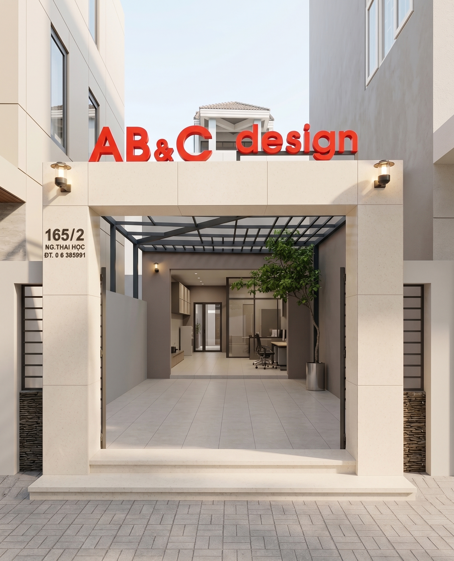 Mặt tiền văn phòng AB&C tại Long Xuyên, An Giang